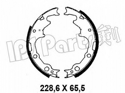 IPS PARTS ibl4056 -  Тормозные колодки